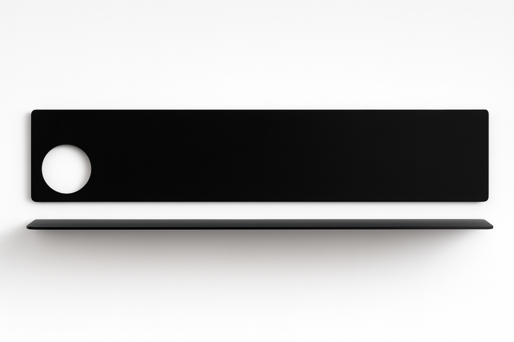 Badezimmer-Ablage mit Becherhalter