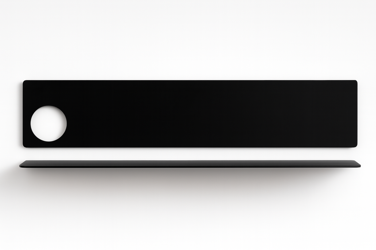 Badezimmer-Ablage mit Becherhalter