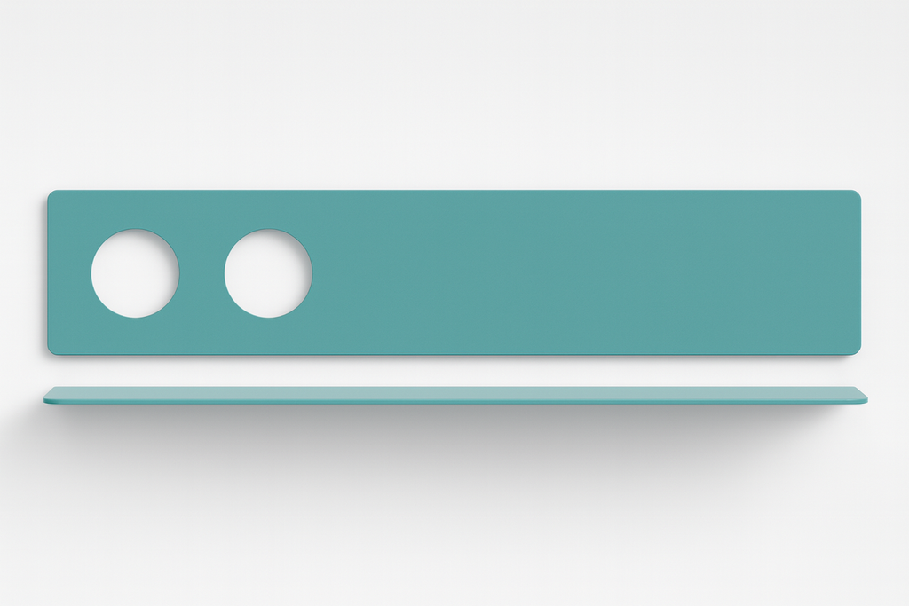 Badezimmer-Ablage mit Becherhalter