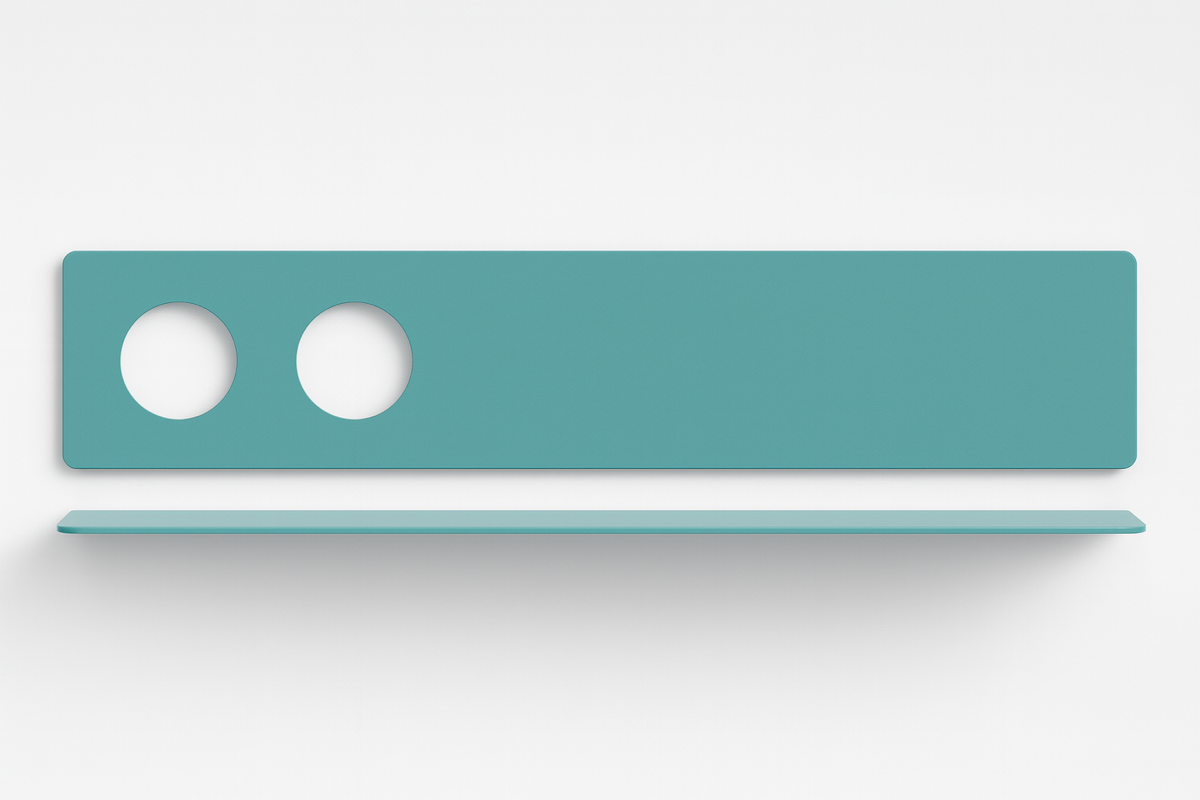 Badezimmer-Ablage mit Becherhalter